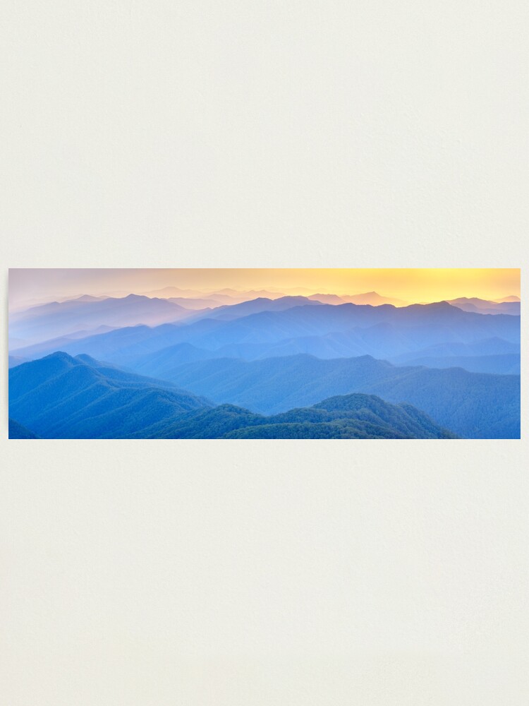Alternate view of Layered Dawn, New England National Park, New South Wales, Australia Photographic Print