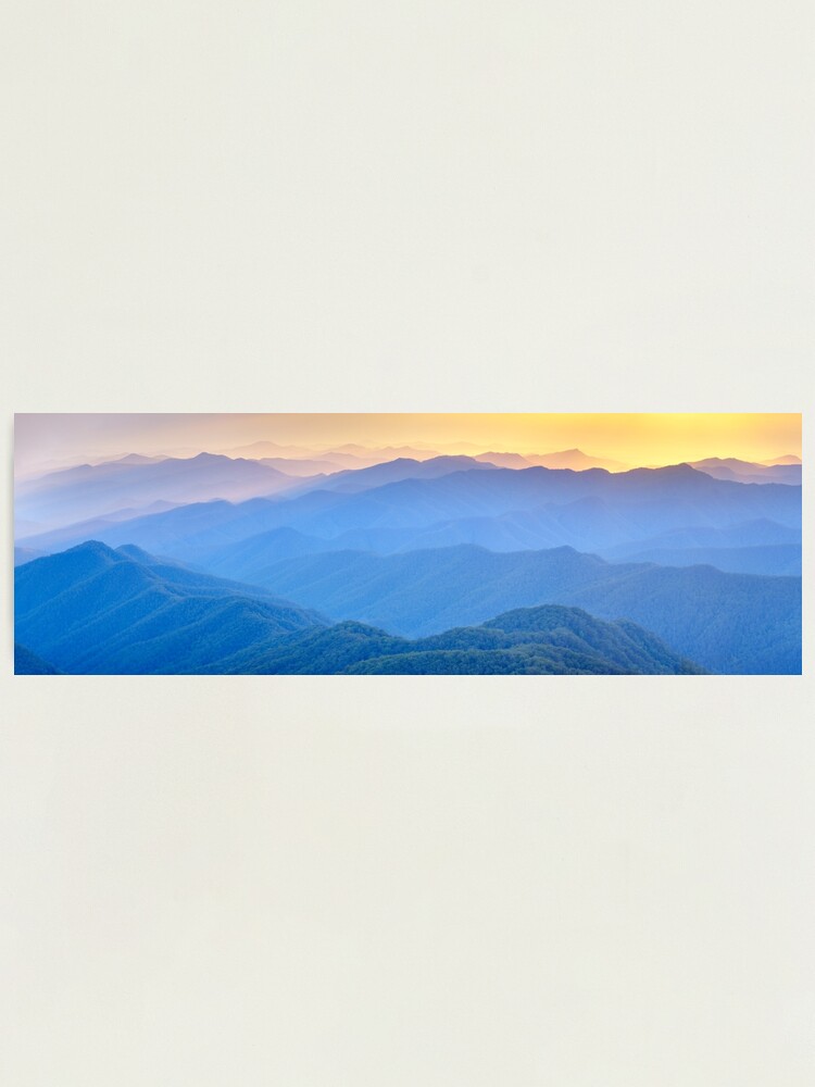 Alternate view of Layered Dawn, New England National Park, New South Wales, Australia Photographic Print