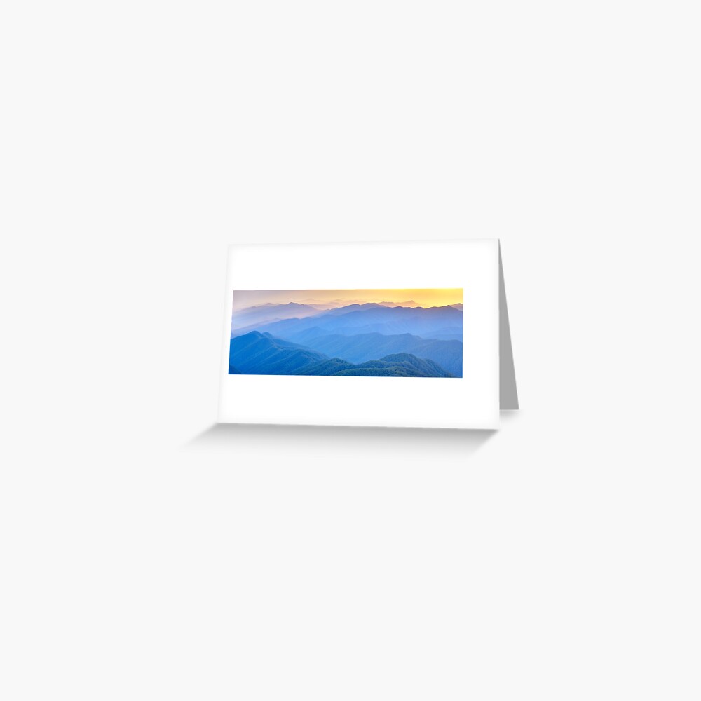 Layered Dawn, New England National Park, New South Wales, Australia Greeting Card