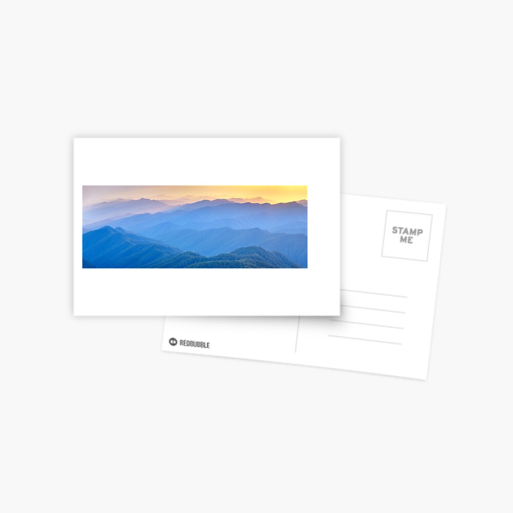 Layered Dawn, New England National Park, New South Wales, Australia Postcard