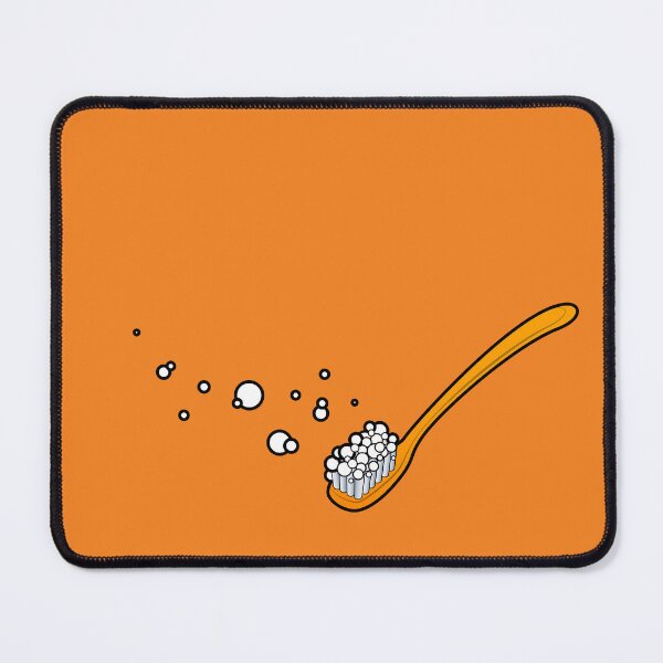 Item preview, Orange Toothbrush - Colorful Bathroom Art Series designed and sold by garzonetto.