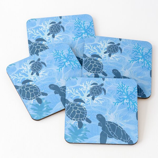 Item preview, Blue Turtles Corals  designed and sold by SweetPea49.