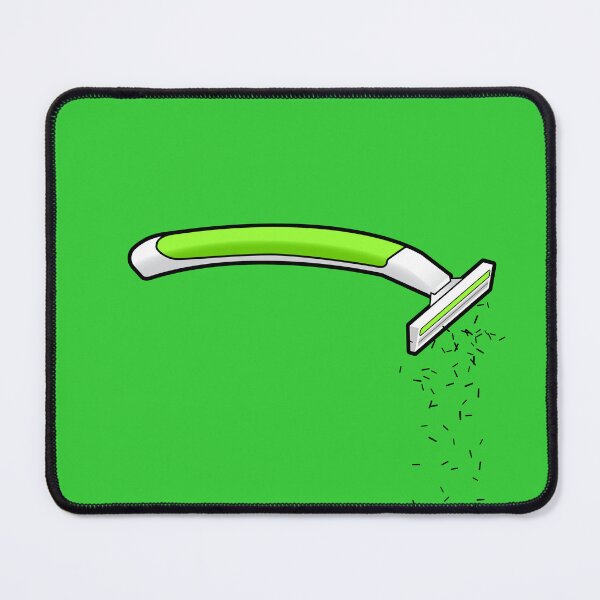 Item preview, Green Razor - Colorful Bathroom Art Series designed and sold by garzonetto.