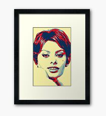 Sophia Loren Framed Print