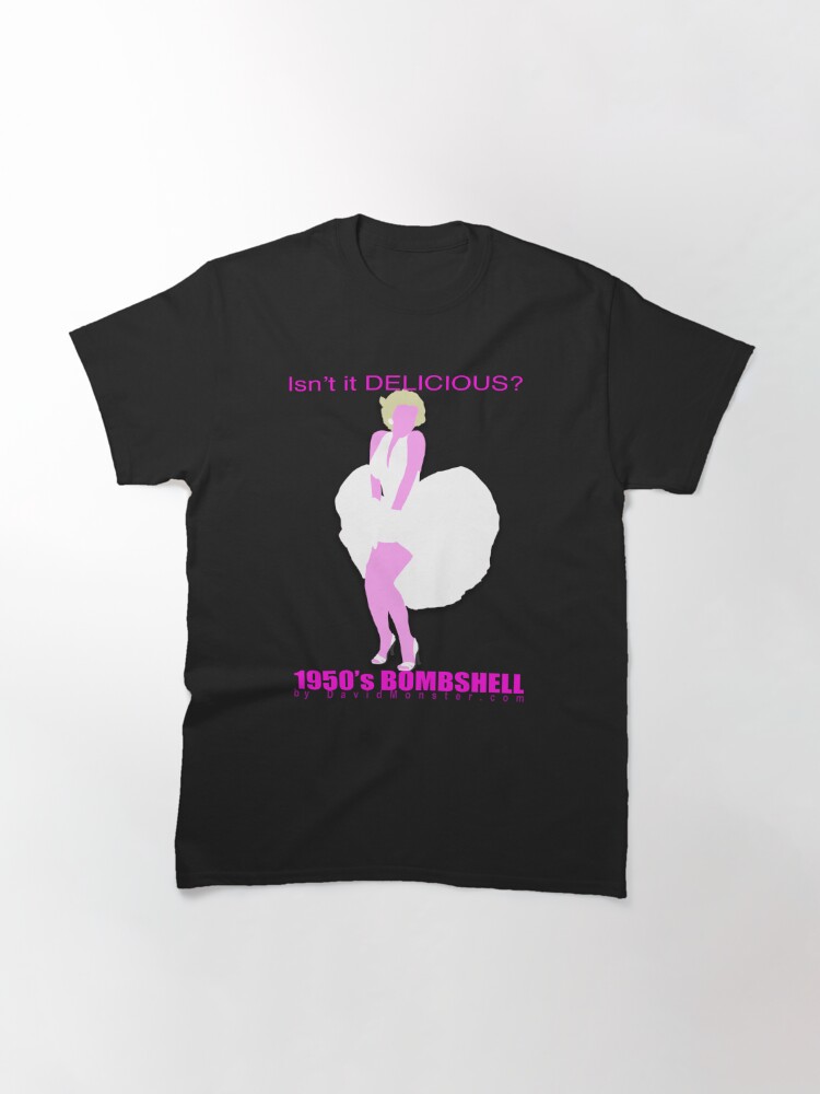 Alternate view of DELICIOUS Bombshell Silhouette Classic T-Shirt