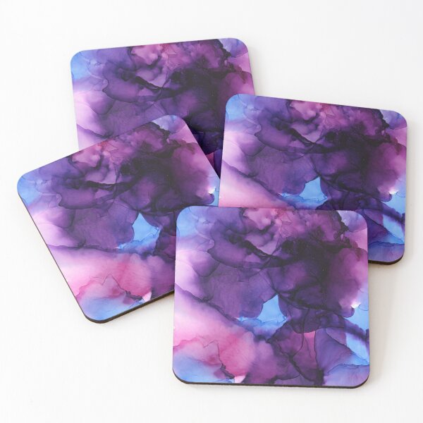 Item preview, Alcohol Inks - Purple, Pink and Blue designed and sold by artbylisanadine.
