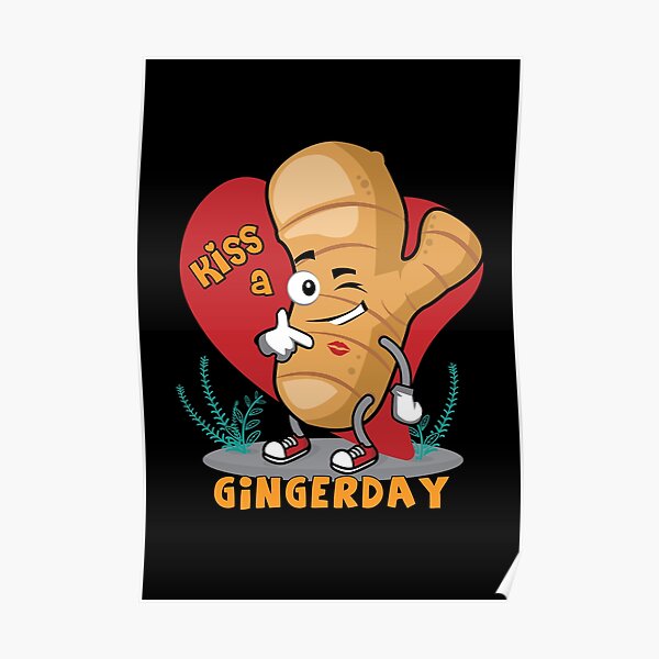 "Kiss a Ginger day Kiss a Ginger Day 2022 " Poster by edhie815