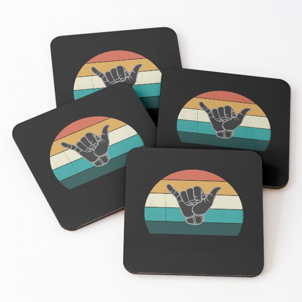Item preview, Shaka And Surf Sign - Cool Vintage Surfer designed and sold by danieljames11.