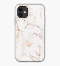 Copper Rose Gold Marble iPhone Case