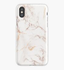 Copper Rose Gold Marble iPhone Case