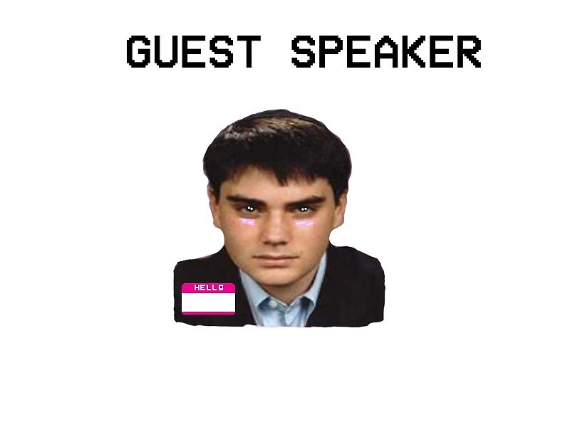 Guest Speaker Ben Shapiro Anime By Thelaniekalbach Redbubble