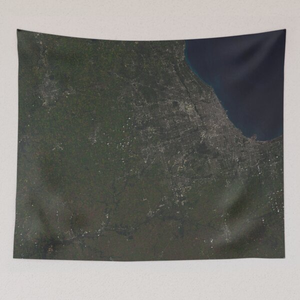 Item preview, Satellite Image of Chicago Illinois designed and sold by Jim Plaxco.