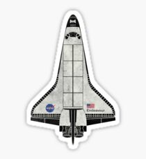 Endeavour NASA Space Shuttle Sticker