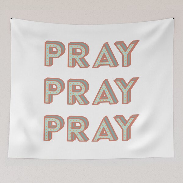 Item preview, Pray designed and sold by themoodydecor.