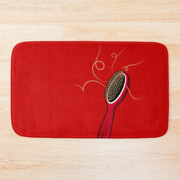 Item preview, Cepillo de pelo rojo - Serie de arte de baño colorido designed and sold by garzonetto.