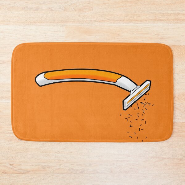 Item preview, Orange Citrus Razor - Colorful Bathroom Art Series designed and sold by garzonetto.