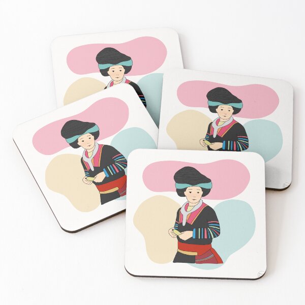 Item preview, Hmong Lady (meiyudesigns) designed and sold by meiyudesigns.