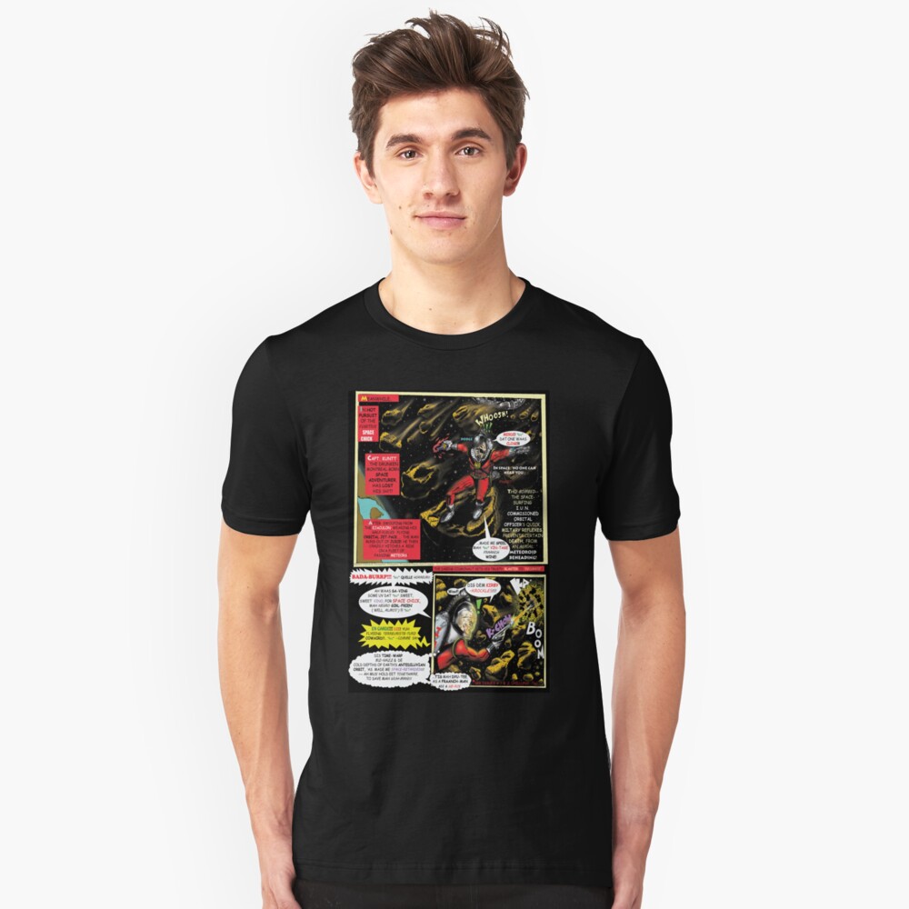 Page # 2 of Tex Watt's WEEKY (UNCENSORED) SUNDAY COMIX POP-ART Slim Fit T-Shirt