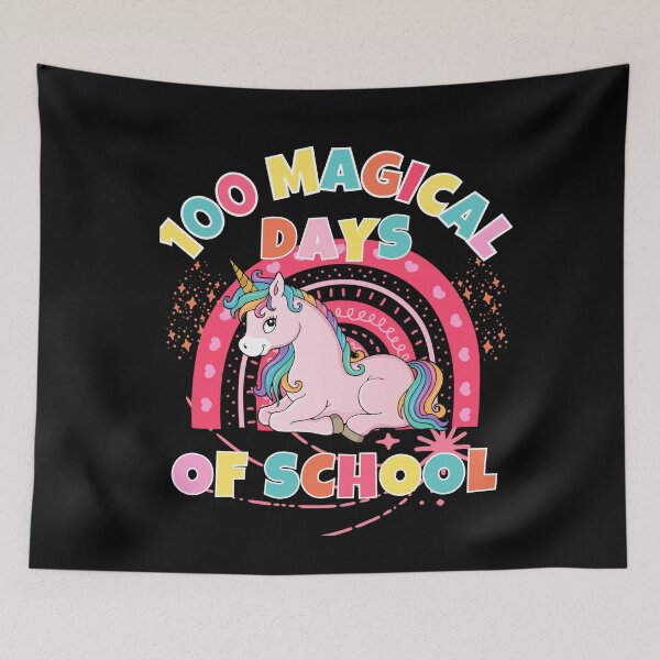 Item preview, 100 Magical Days Unicorn - Back To School Gift designed and sold by i-longmanshop.