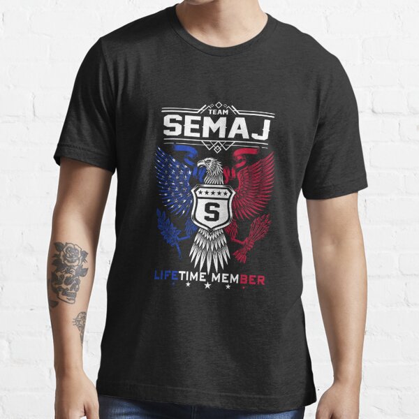 Semaj Name T Shirt - Semaj Eagle Lifetime Member Gift Item Tee