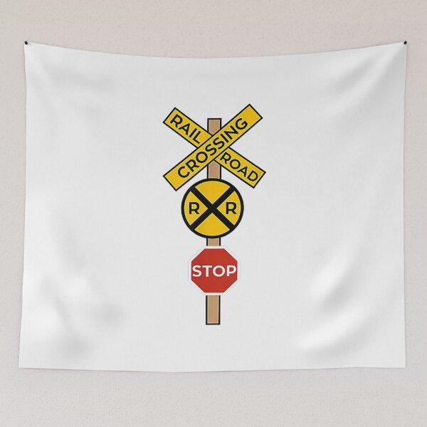 Item preview, Railroad Crossing Road Sign Crossing designed and sold by Jauenieu83.