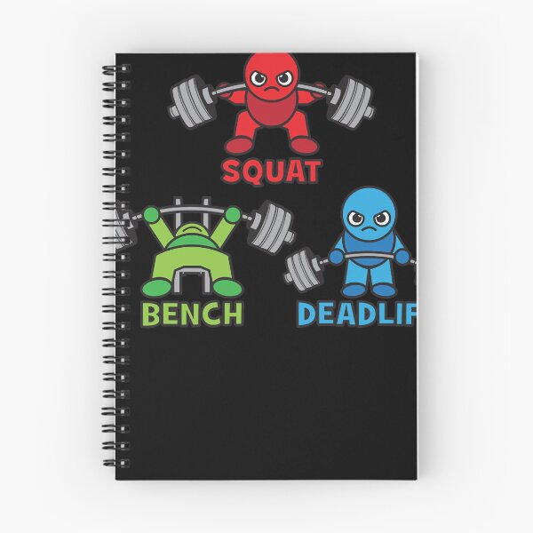 Item preview, Kawaii Powerlifter - Squat, Bench Press, Deadlift (Triangle) Essential designed and sold by raymondpdjar.