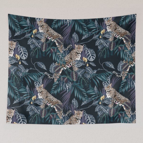 Item preview, Colorful tropical leopard designed and sold by Mnightsa.