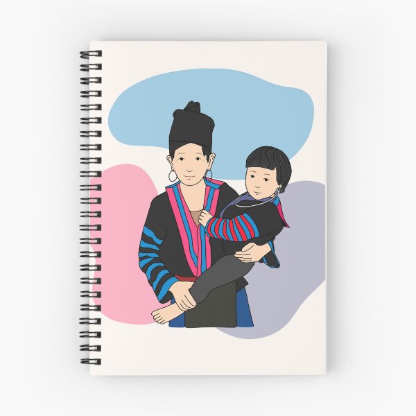 Item preview, Hmong Grandma with Baby (meiyudesigns) designed and sold by meiyudesigns.