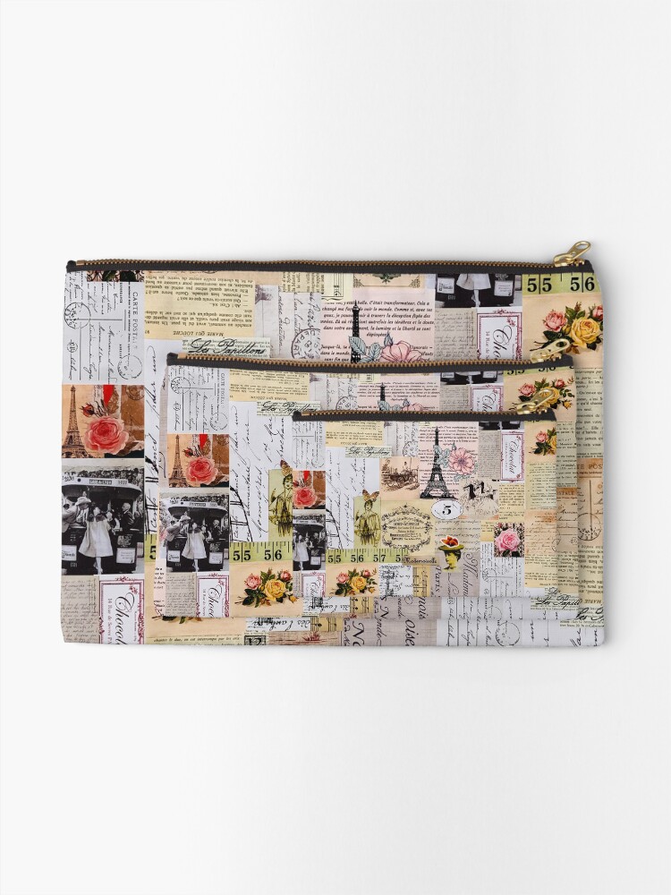 French in style Zipper Pouch