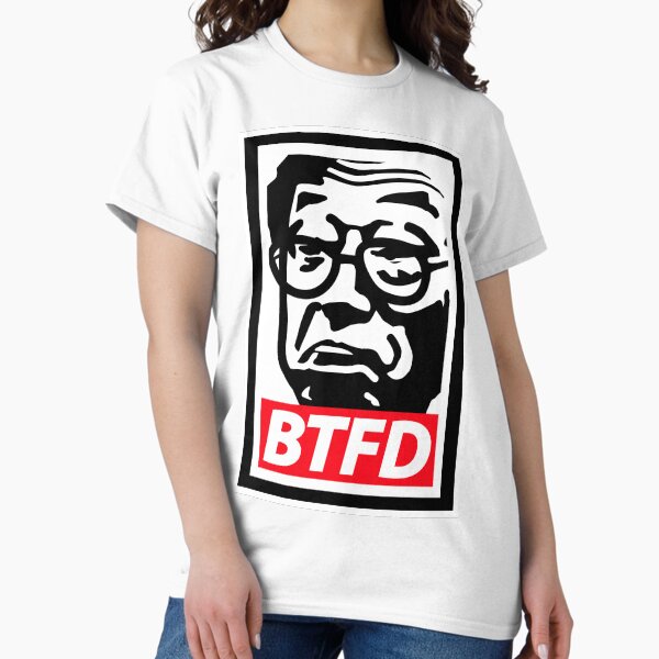 BTFD - Satoshi Nakamoto Bitcoin Meme - buy the f#*!n dip ! Classic T-Shirt