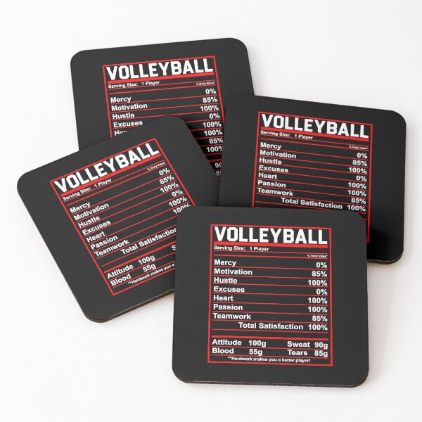 Item preview, Volleyball Nutrition Facts designed and sold by ryanbrian.