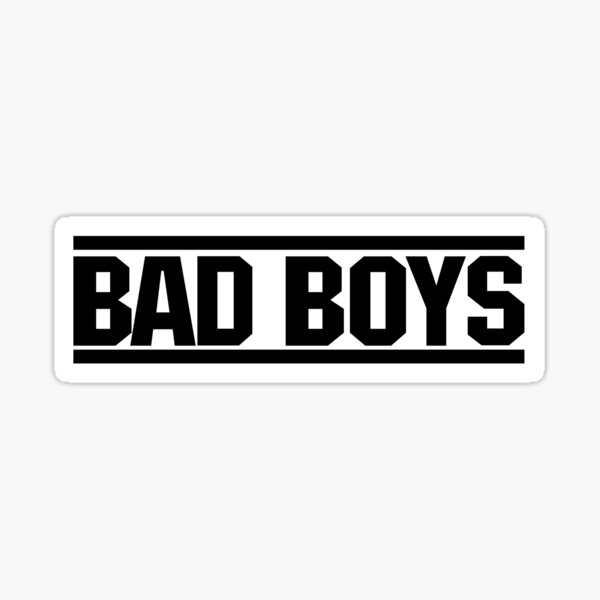 Bad Boys Stickers Redbubble - red bad boy shirt roblox