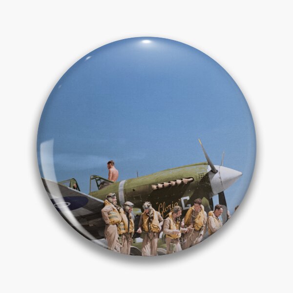 Item preview, RNZAF pilots with P-40N ''Gloria Lyons'' designed and sold by Rarity-Color.