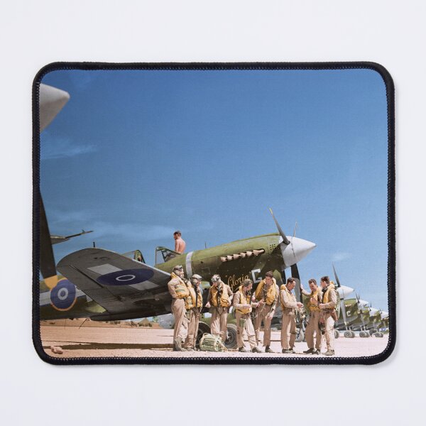 Item preview, RNZAF pilots with P-40N ''Gloria Lyons'' designed and sold by Rarity-Color.