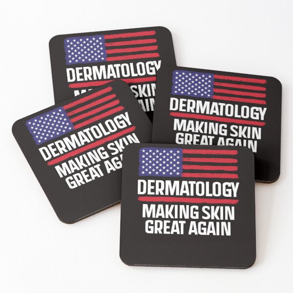 Item preview, Dermatology Make Skin Great Again USA American Flag Skincare designed and sold by TomGiantDesigns.