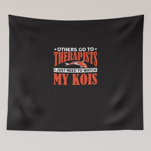 Item preview, I Just Need To Watch My Kois Koi Carp Gift Sticker designed and sold by TimoZug.
