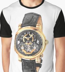 Montblanc Watch, watercolour Graphic T-Shirt