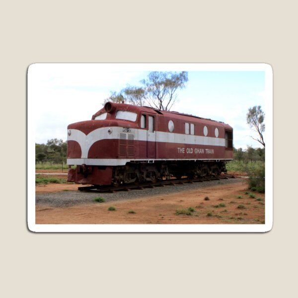 Old Ghan Train, Alice Springs, Australia Magnet