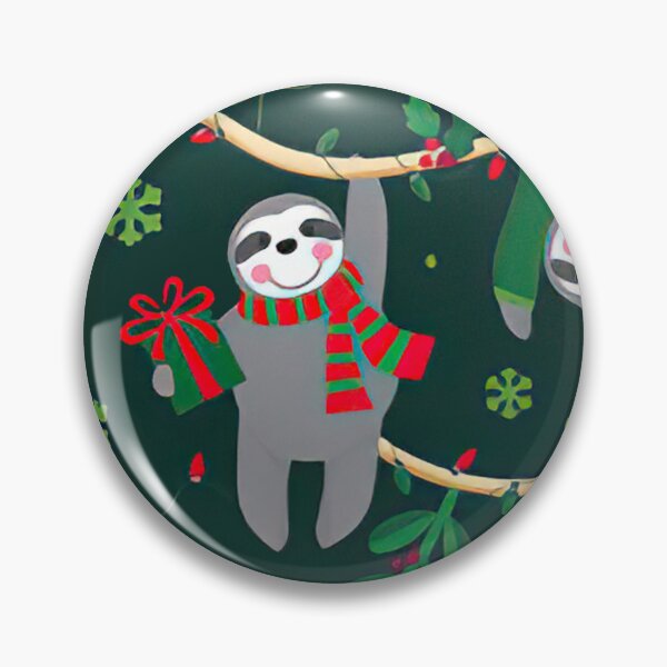 Item preview, Christmas Sloth designed and sold by VickyCloset.