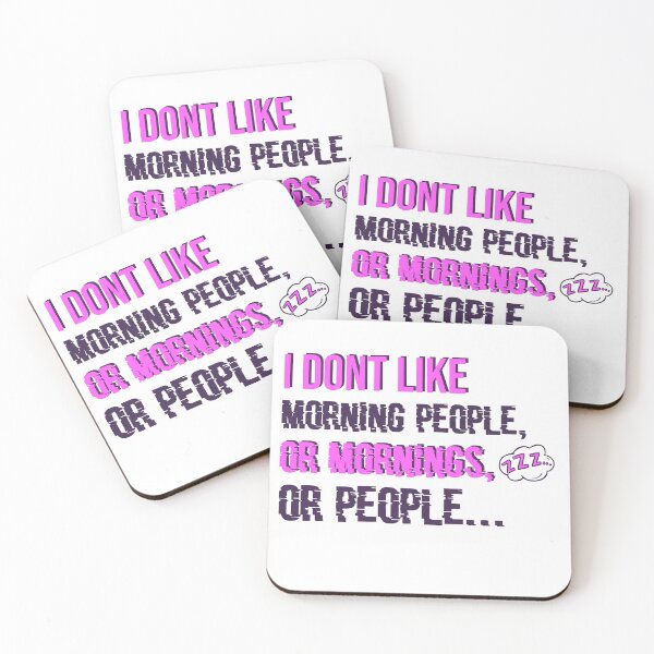 Item preview, I Dont like Morning People or Mornings or People designed and sold by ErmessThiings.
