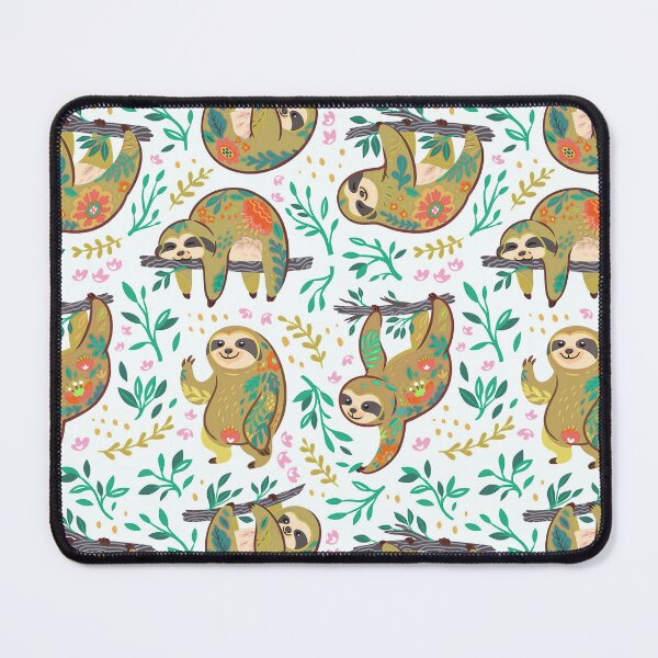Item preview, Gold Sloth Floral  designed and sold by VickyCloset.