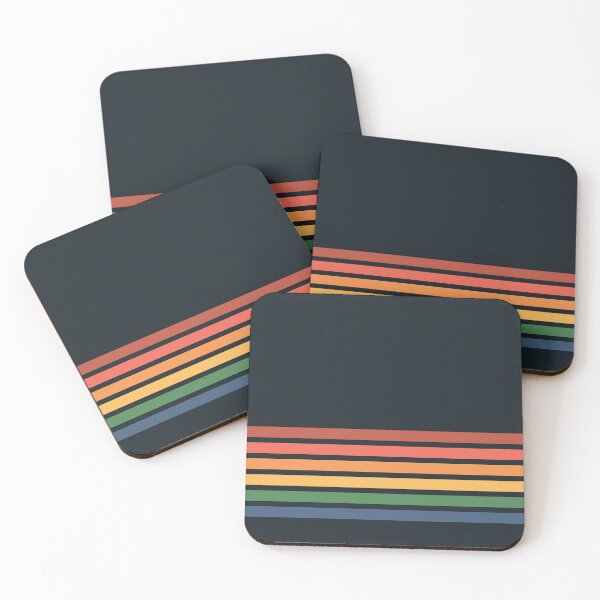 Item preview, Summer Nights, 70s Vintage Style Retro Stripes designed and sold by D-Spot Shop.