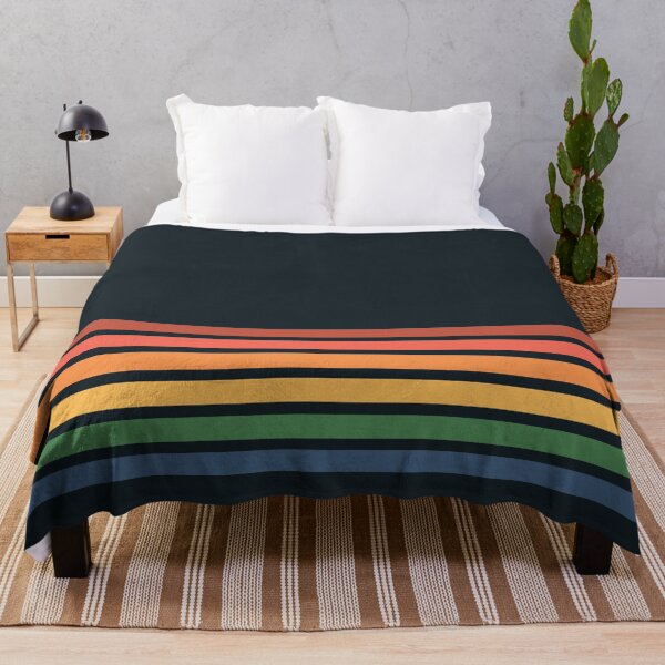 Item preview, Summer Nights, 70s Vintage Style Retro Stripes designed and sold by D-Spot Shop.