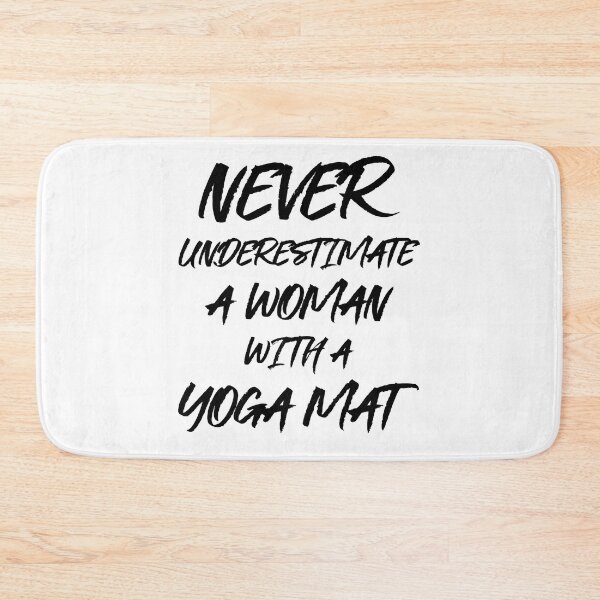 Item preview, Funny Woman With Yoga Mat  designed and sold by HarveySmith264.