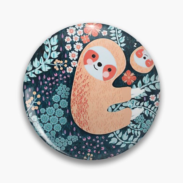 Item preview, Sloth Family Floral  designed and sold by VickyCloset.