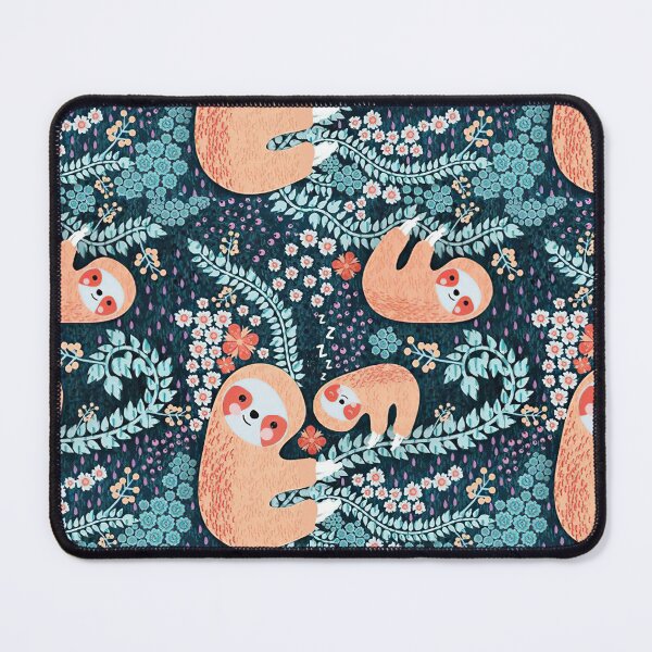Item preview, Sloth Family Floral designed and sold by VickyCloset.