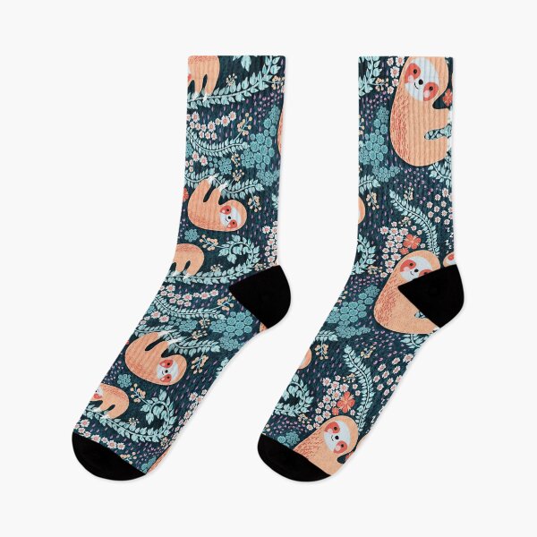 Item preview, Sloth Family Floral  designed and sold by VickyCloset.