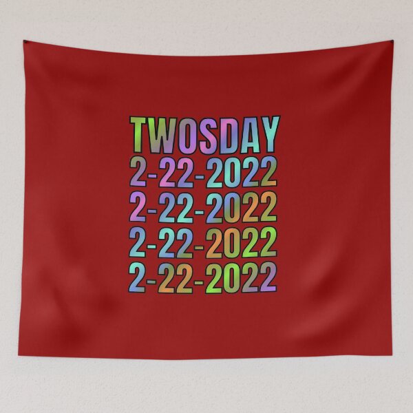 Item preview,  Funny  Twos-day Shirt, Twos-day  February 22nd 2022, Twos-day Tee Rainbow background,gift for her gift for him,twosday sweet shirt,twosday birthday shirt,                    ackground  designed and sold by Reddiamond3 ⭐⭐⭐⭐⭐.