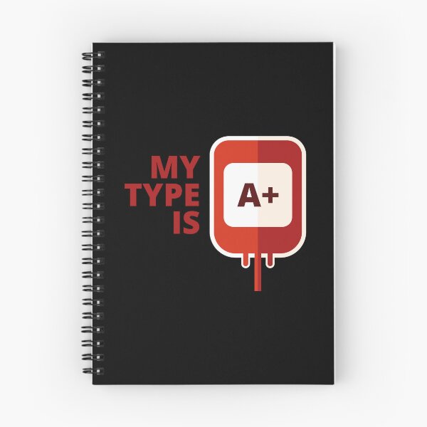 Item preview, My blood type is A+ designed and sold by BRU Design.
