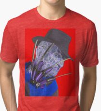 Robert Englund in Nightmare on Elm Street Tri-blend T-Shirt